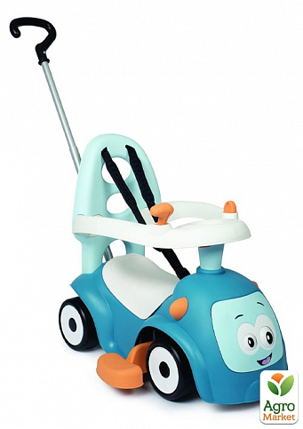 Машина для катания малыша "Маэстро" 3 в 1, со звуковыми эффектами, голубая, 6 мес. Smoby Toys