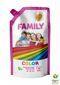 FAMILY Гель для прання кольорових речей 1000 г2