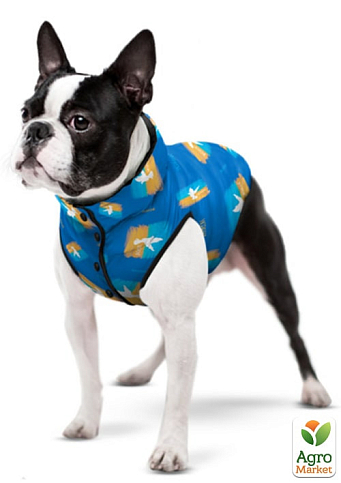 Курточка для собак WAUDOG Clothes рисунок "Флаг", XS30, В 43-45 см, С 30-33 см (5730-0229) - фото 3