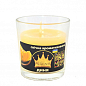 Свеча в стакане с ароматом "Дыня" (диаметр 6,5-7,9*8,3см, 30 часов)