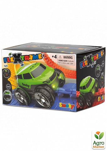 Машинка к треку "Флекстрим" со световыми эффектами и съемным корпусом, 4+ Smoby Toys - фото 2
