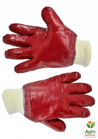 Перчатки резиновые маслостойкие с манжетом 27 см №16-201