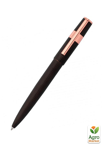 Кулькова ручка Hugo Boss Gear Pinstripe Black/Rosegold (HSV2854E)