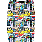 Курточка-накидка для собак WAUDOG Clothes, рисунок "Бэтмен комикс", M, А 37 см, B 52-62 см, С 37-46 см (504-4005)