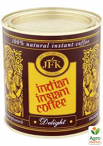 Кофе Инстант Индиан (железная банка) ТМ "JFK" 500г упаковка 4шт - фото 2