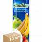 Нектар бананово-яблучно-полуничний ТМ "Sandora" 0,95л упаковка 10шт