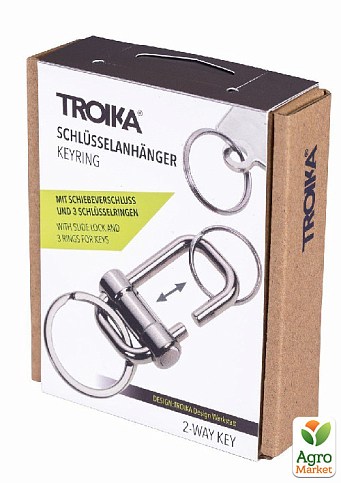 Брелок для ключей Troika, карабин (KR22-09/BK) - фото 3