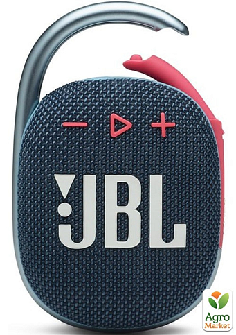 Портативная акустика (колонка) JBL Clip 4 Blue Coral (JBLCLIP4BLUP) (6652407) - фото 4