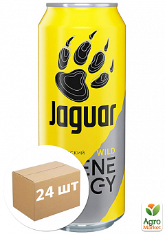 Энергетический напиток ТМ "Jaguaro" Wild 250 мл упаковка 24 шт1