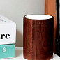Портативный Bluetooth-динамик со встроенным светильником Gingko Drum, дерево орех (G020WT) купить
