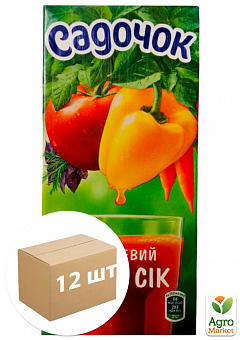 Сок овощной ТМ "Садочок" 0,95л упаковка 12шт2