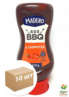 Соус з копченым перцем чили ТМ"Madero" (z Chipotle)  470г упаковка 10шт1