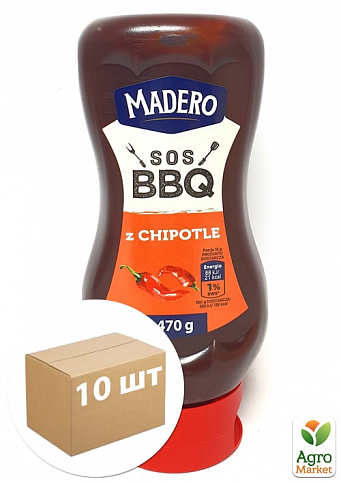 Соус з копченим перцем чилі ТМ "Madero" (z Chipotle) 470г упаковка 10шт