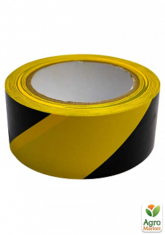 Стрічка маркувальна жовто-чорна 48мм х 33м TM "Favorit" 10-6071