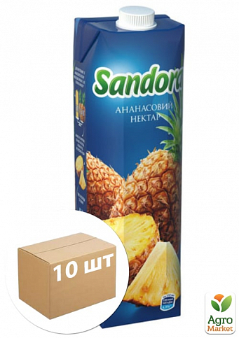 Нектар ананасовий ТМ "Sandora" 0,95 л упаковка 10шт