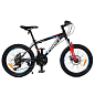 Велосипед 20 д. G20OPTIMAL A20.3 алюм.рама12,5",SHIMANO 21SP,алюм.DB,FW TZ500,чорний