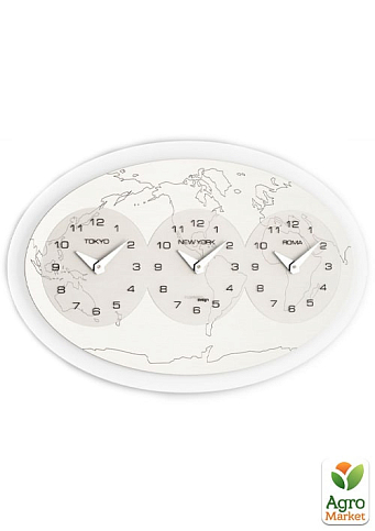 Настінний годинник "Tre Ore Nel Mondo" великі 72x44,7 см (208 M)