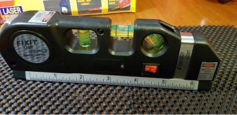 Лазерный уровень с рулеткой /вертикаль/гориз/крест Fixit Laser Pro 3 SKL11-276431 - фото 7