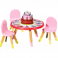 Набір меблів для ляльки BABY born серії "День Народження" - ВЕЧІРКА З ТОРТОМ (стіл, стільці, аксес.)
