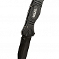Нож складной MASTERTOOL "ELMAX" 207х37х16 мм черное нержавеющее лезвие алюминиевая рукоятка стропорез стеклобой 79-0124