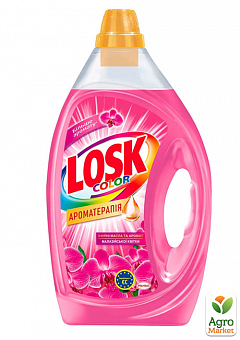Losk гель для стирки Color Ароматерапия Эфирные масла и Малайзийский Цветок 1 л1