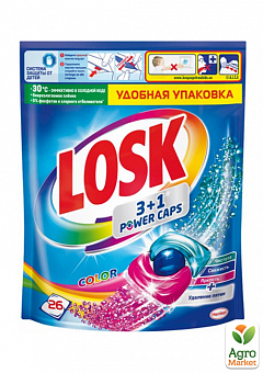 Losk трио-капсулы для стирки Color 26 шт1