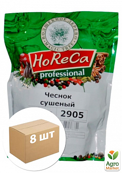 Чеснок гранулированный ТМ "HoReCa" 1000г упаковка 8шт1