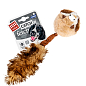 Игрушка для собак Барсук с 2-мя пищалками GiGwi Catch&fetch, искусственный мех, 26 см (75039) купить