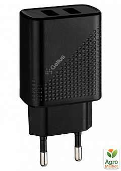 Сетевое зарядное устройство Gelius Pro Vogue GP-HC011 2USB 2.4A Black2