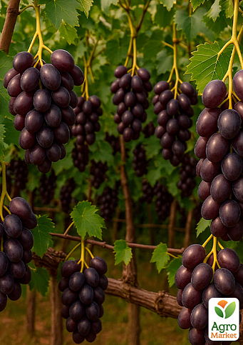 Виноград "Заветный" (ранний срок созревания, гроздь крупная до 1000 гр) - фото 4
