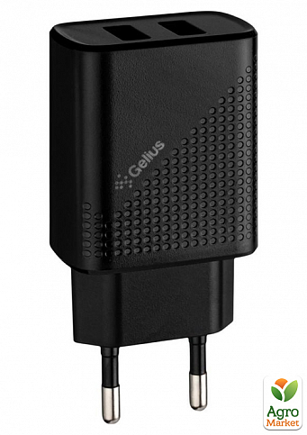 Зарядний пристрій Gelius Pro Vogue GP-HC011 2USB 2.4A Black