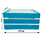 Ящик декоративный деревянный для хранения и цветов "Прованс" д. 25см, ш. 27см, в. 13см. (синий) купить