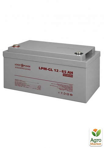 Акумулятор гелевий LPM-GL 12V - 65 Ah (3869)