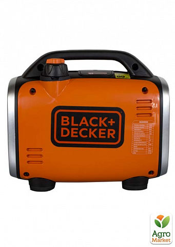 Генератор інверторний Black&Decker BXGNI900E 750/900 W (6813626) - фото 2