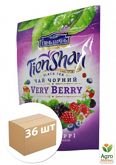 Чай чорний (Very Berry) барбарис ТМ "Тянь-Шань" 80г упаковка 36шт2