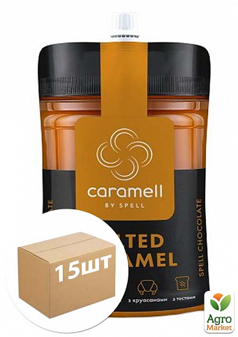 Паста кондитерская соленая карамель с ванилью ТМ "Spell" 75г упаковка 15 шт - фото 2