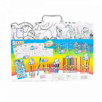 Ароматний набір для творчості - АРТКЕЙС (олівці, ручки, маркери, фломастери, наліпки) - фото 2