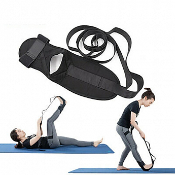 Еластична стрічка для йоги ремінь для тренування ніг Stretch Band SKL11-326907 - фото 2
