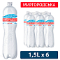 Минеральная вода Миргородская слабогазированная 1,5л (упаковка 6 шт)