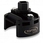Съёмник м/фильтра универсальный 115-140 мм 1/2" или под ключ 24 мм  TOPTUL JDCA0114
