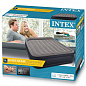 Надувная кровать с встроенным электронасосом двухспальная, серая ТМ "Intex" (64136) купить