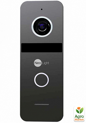 Комплект видеодомофона NeoLight NeoKIT HD Pro graphite - фото 2
