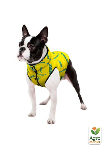 Курточка для собак WAUDOG Clothes рисунок "Смелость", S35, В 45-47 см, С 31-36 см (5733-0231) - фото 3