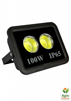 Прожектор LED 100w 6500K 2LED IP65 9000LM LEMANSO чорний/LMP14-100 (692328)2