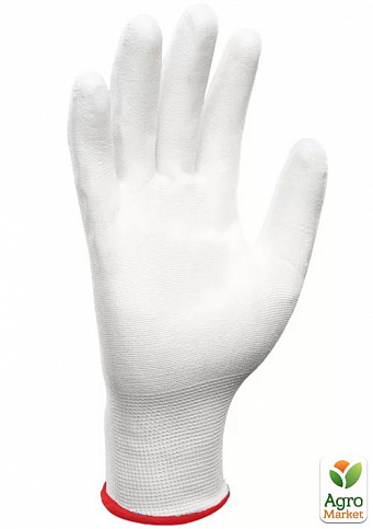 Стрейчевые перчатки с полиуретановым покрытием BLUETOOLS Sensitive (8"/M,) (220-2217-08)  - фото 2