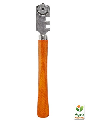 Склоріз 130 мм 6 різаків дерев’яна ручка INGCO - фото 3