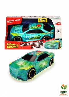 Швидкісний автомобіль «Спалах світла. Тюнер» зі зміною кольору звуковим та світловим ефектами, 20 см, 3+ Dickie Toys1
