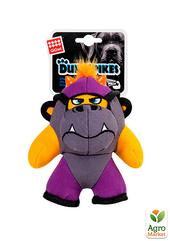 Іграшка для собак Маленька мавпа GiGwi Duraspikes, текстиль, гума, 17 см (2303) - фото 2