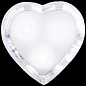 Ночник Lemanso Сердце белый 3 LED / NL4 (3173) купить