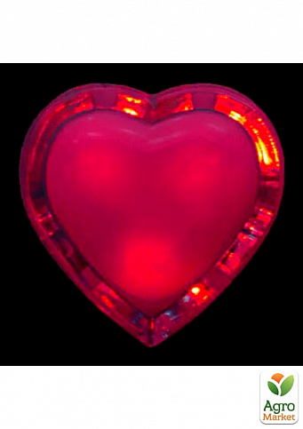 Ночник Lemanso Серце червоне 3 LED / NL4 (3177) - фото 2